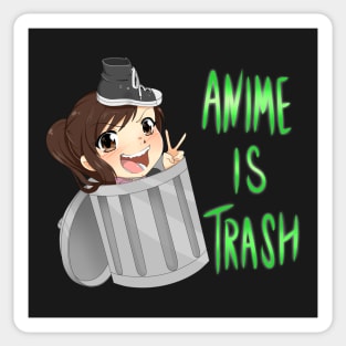 anime is trash by @SpookyPandaGirl Sticker